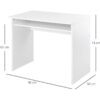 Home Gallery Computer Desk with Storage W90 X H74 X D50
