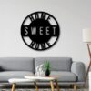 Home sweet home sign wall Sticker  art 60x60