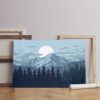 Panorama of Mountains canvas Printed wall art
