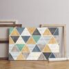 modern simple style geometric canvas art Printed wall art