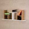 Home Gallery Wall Shelf 43x110x22 Brown*White