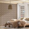 Seamless classic pattern  Fabric Wallpaper Covers an area ​​up to 4.2mX3m with adhesive  and smoothing tool