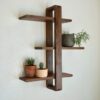 Solid Wood Wall shelf  for Hanging Plants