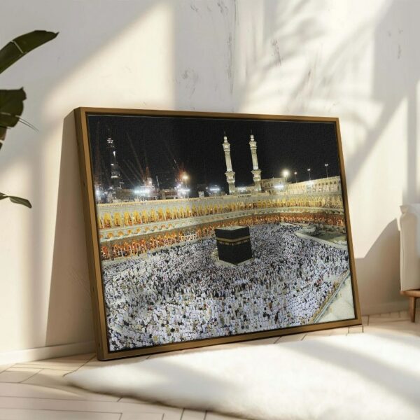 makkah kaaba hajj muslims Printed Framed Wall Art