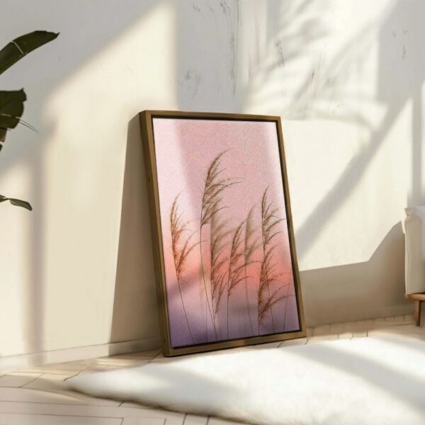 Beautiful grasses poster framed wall art