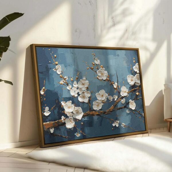 Fancy Japanese Cherry Blossoms Framed wall art