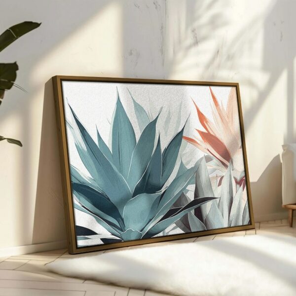 Diamond Agave Multicolor Framed wall art