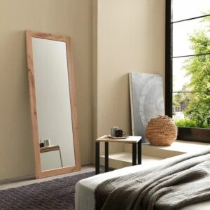 Home Floor Wooden Mirror