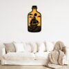 Modern Nautical Wall Decor – Horizon Ship in a Bottle 60x30