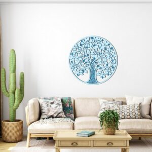 3D Wooden Tree of Life Wall Art 60x60