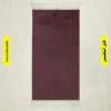 Customizable Velvet Prayer Mat - 110x70 cm – Personalized Name Prayer Rug, Soft & Elegant